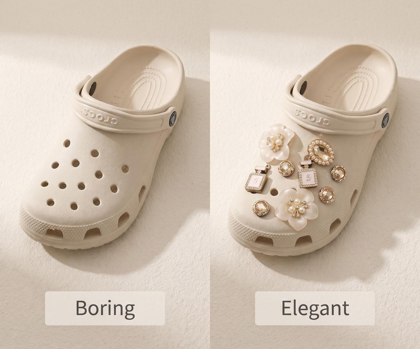 Golden Bloom Charm Set